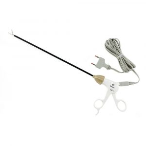 Pinza bipolar Maryland curva (desechable)